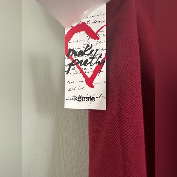 NWT Kenzie wine grommet skirt with side zipper. SIZE XL - Picture 11 of 14